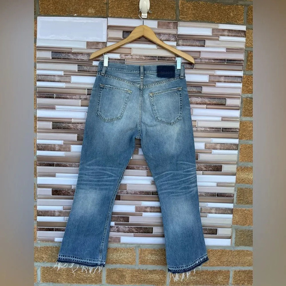Rag & Bone Vintage Crop Flare Carlsbad Blue Jeans 27 - Picture 8 of 16